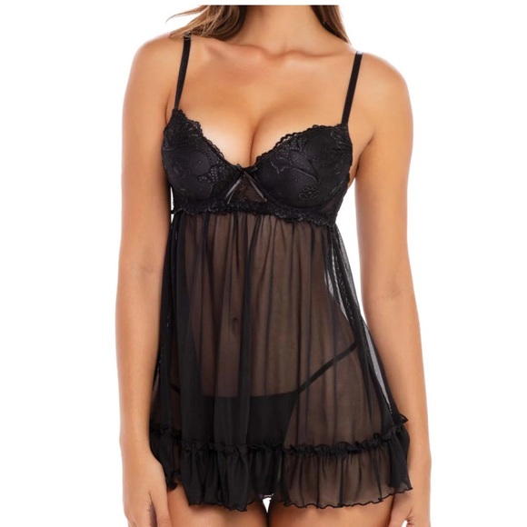 Rene Rofe Push Up Babydoll Top - Picture 10 of 11